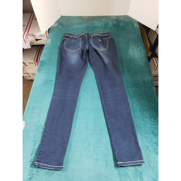 Guess Jeans Size 28 Womens Blue Pants Stretch Denim Maxine Low Rise Jegging - Picture 10 of 13